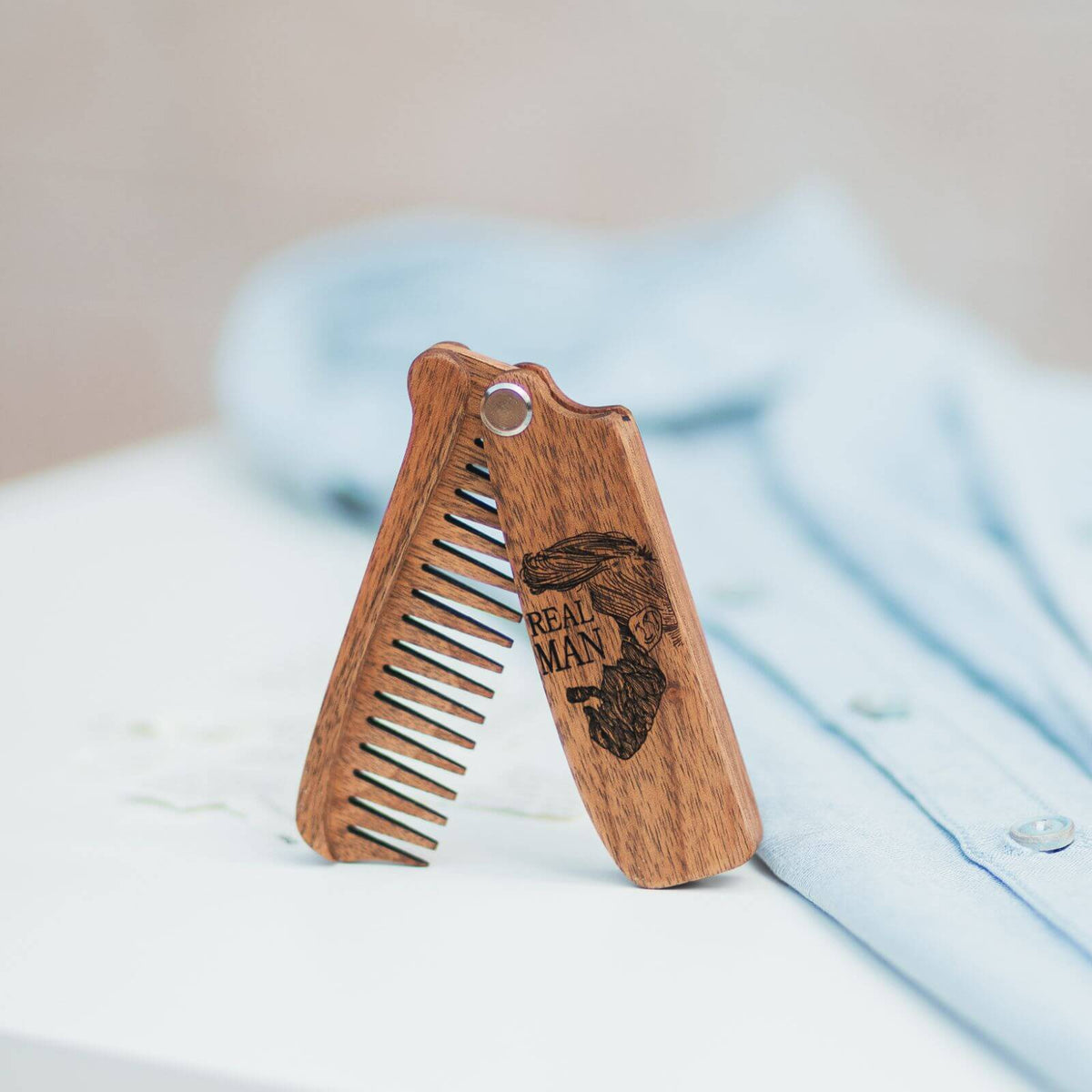 Wooden Beard Comb - Real Man