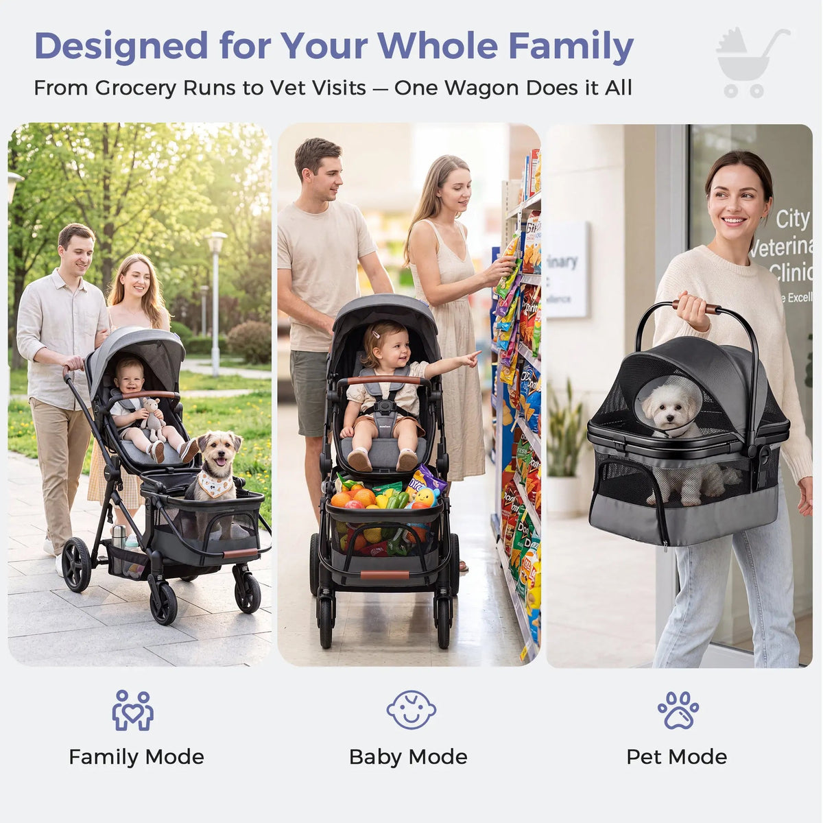 Wagon Stroller For Baby And Pet