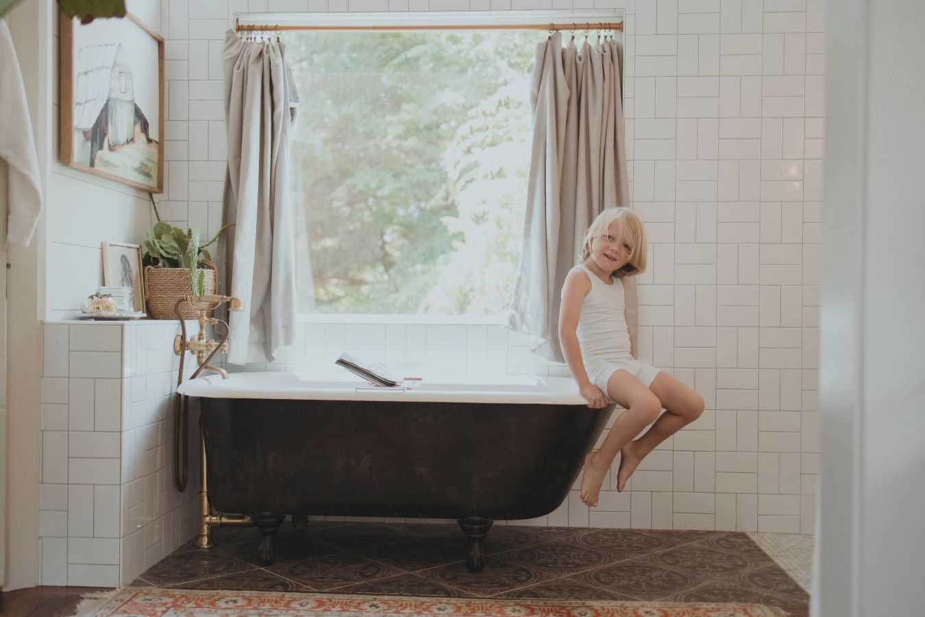 Boy’s White Underwear / Sleep Set