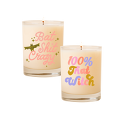 Halloween Candle Rocks Glass