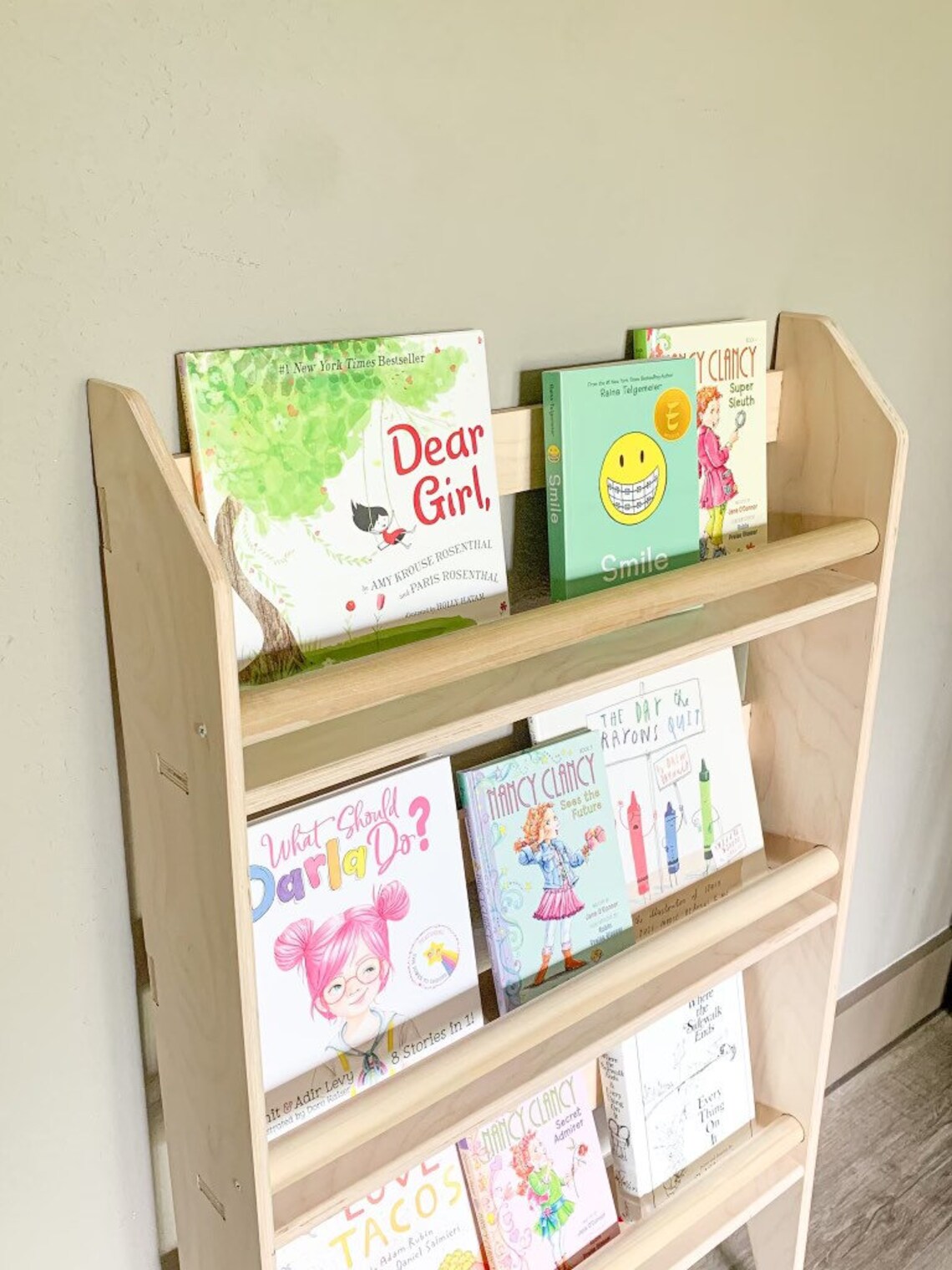 Cora- Leaning Bookshelf