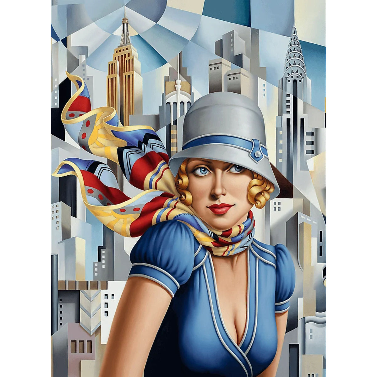 Wood Summer In The City - Catherine Abel Wooden Puzzle 200 Piece