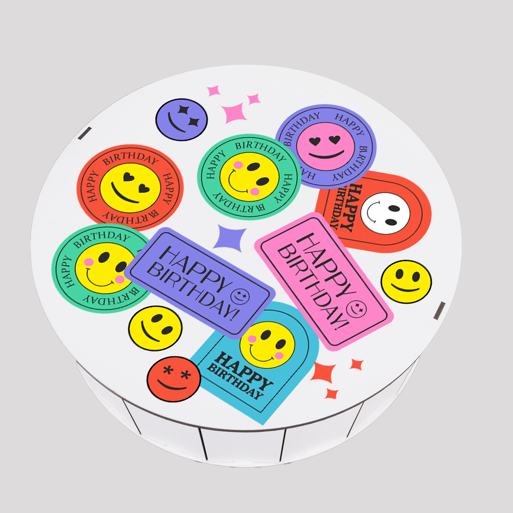 Gift Boxes For Birthday Day Round
