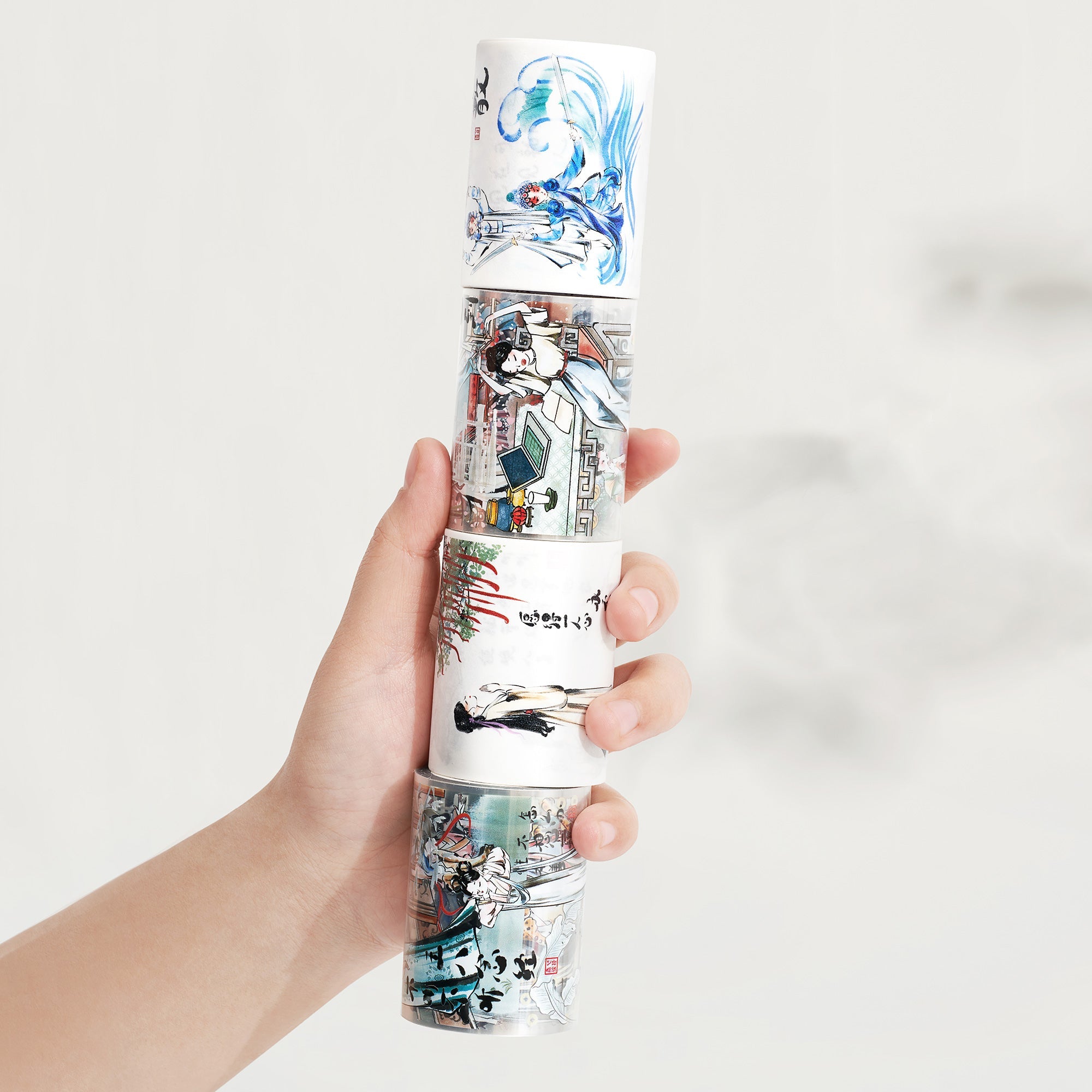 Laissez-faire  and Awaken Wide Washi / PET Tape by The Washi Tape Shop