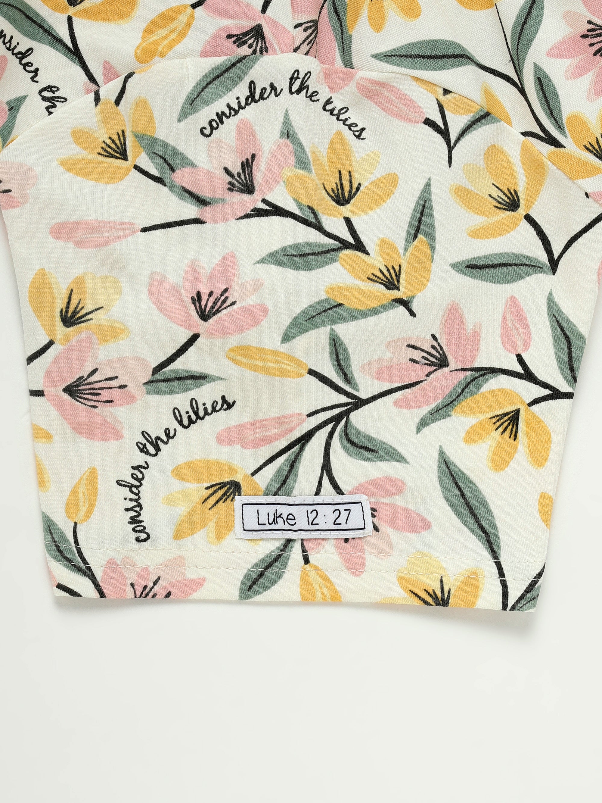 Consider The Lilies Women's Pj Set Cotton