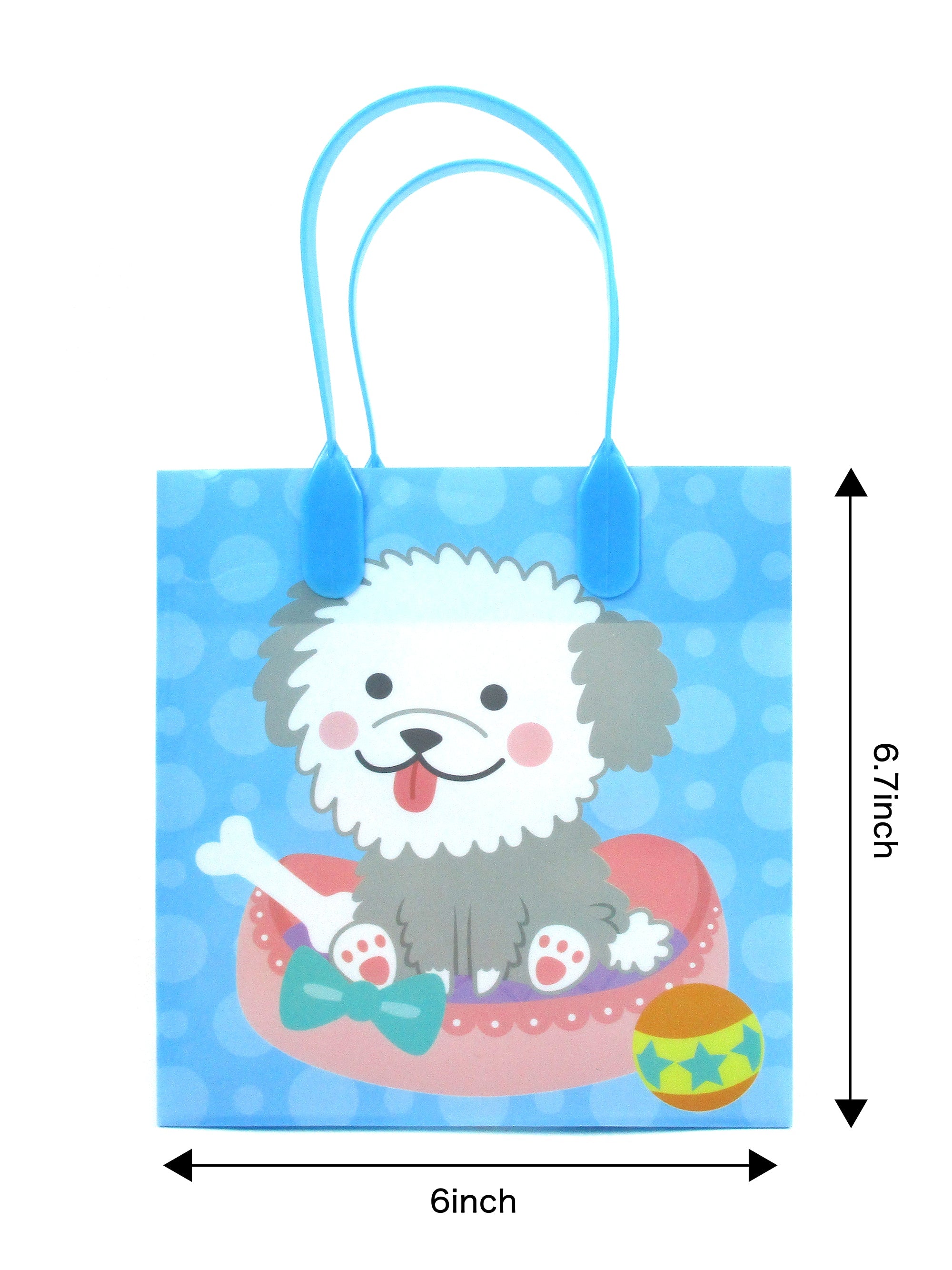 Dogs Party Favor Treat Bags - Set Of 6 Or 12