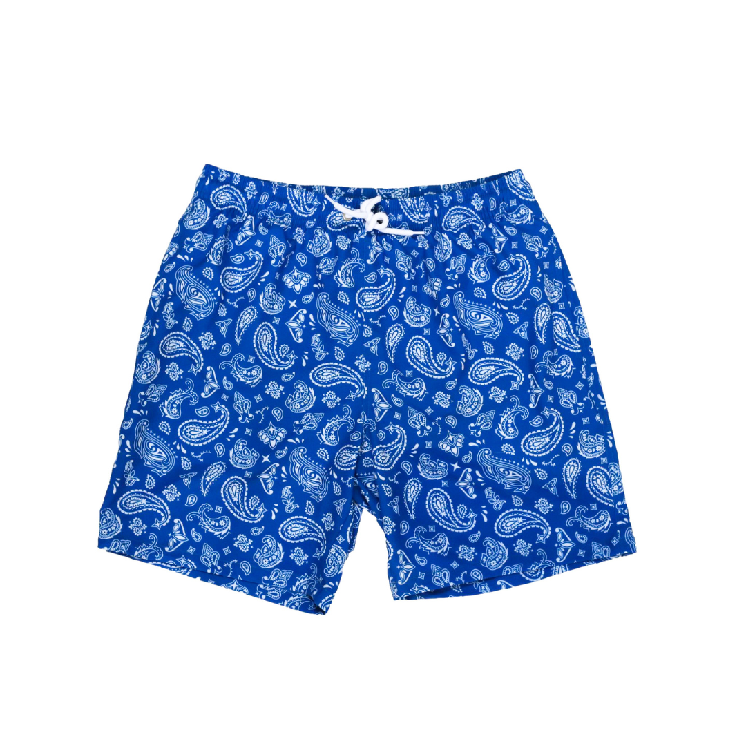 Blue Glory Trunks Mens (built In Boxer Briefs)