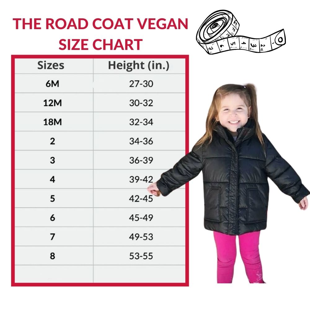 Car Seat Coat | The Road Coat Vegan - Black