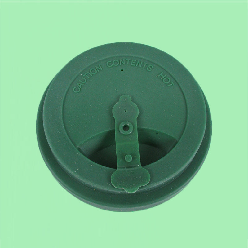 Eco-friendly Reusable Plant Fiber Travel Mug With Tropical Palm Leaves Design