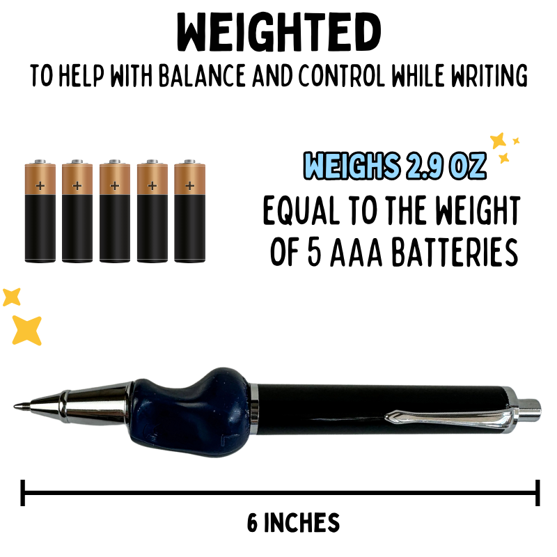 Heavyweight Ball Pen With The Pencil Grip