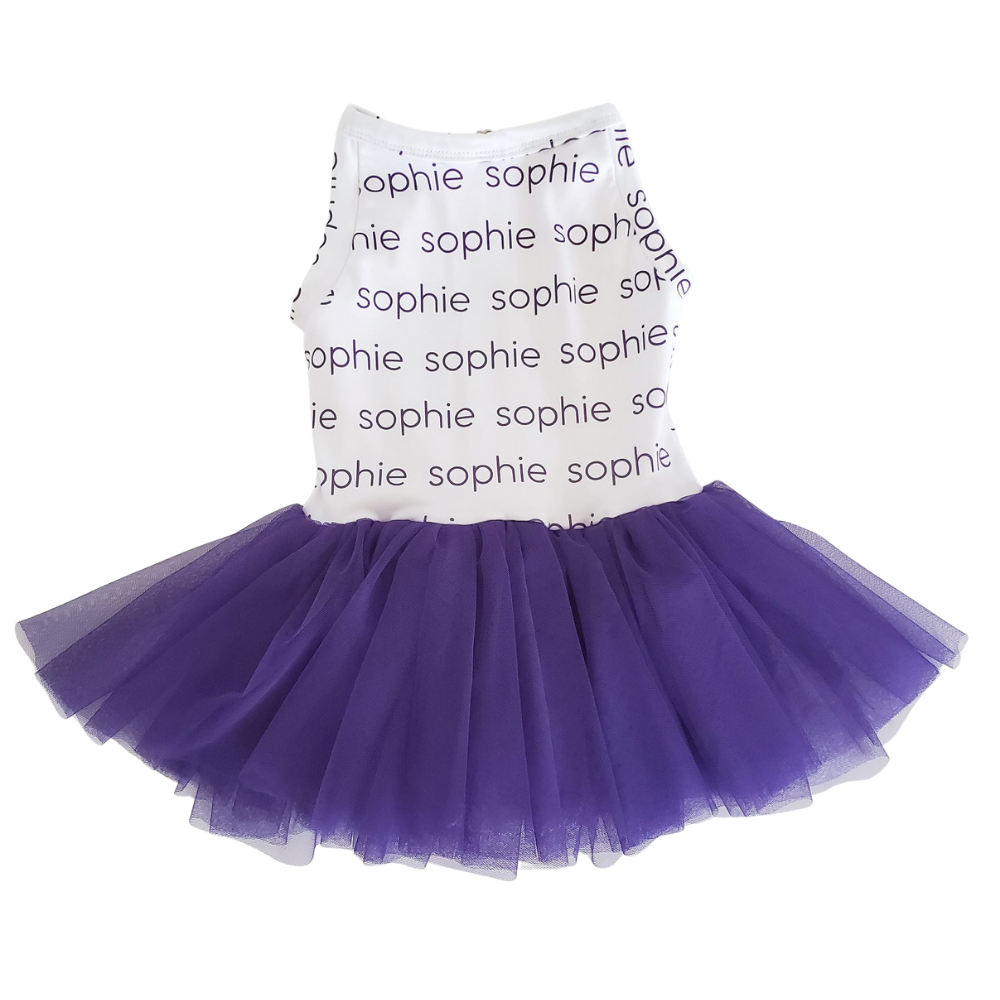 Personalized Tutude - Color Text