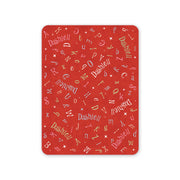 Name Toss Personalized Blanket – Red, Sherpa