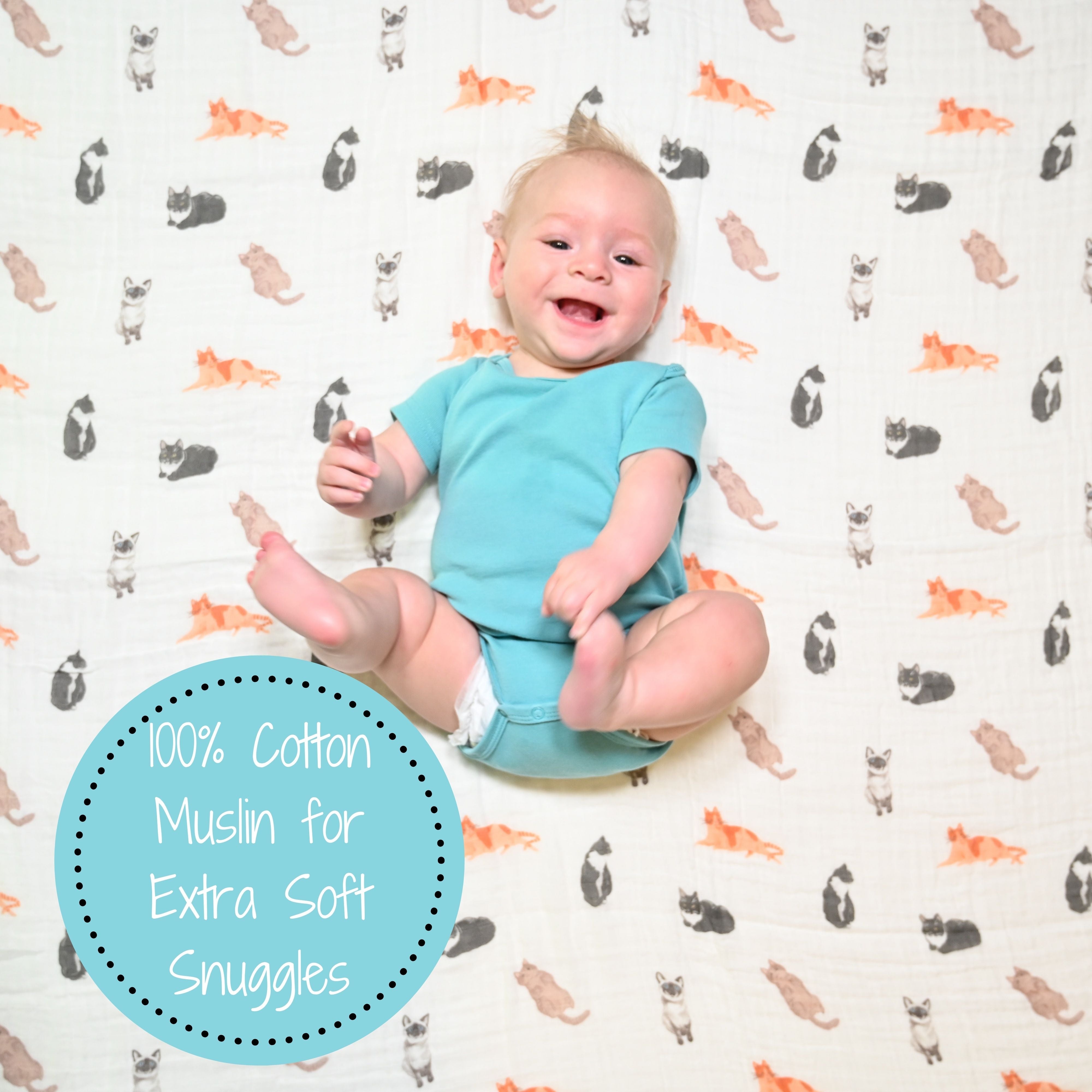 Purr-fect Swaddle Blanket