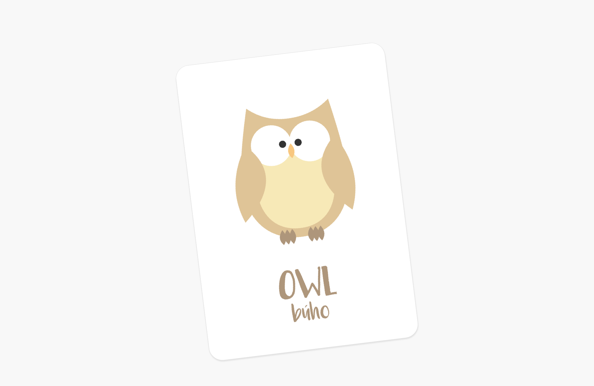 Woodland Animal Flashcards