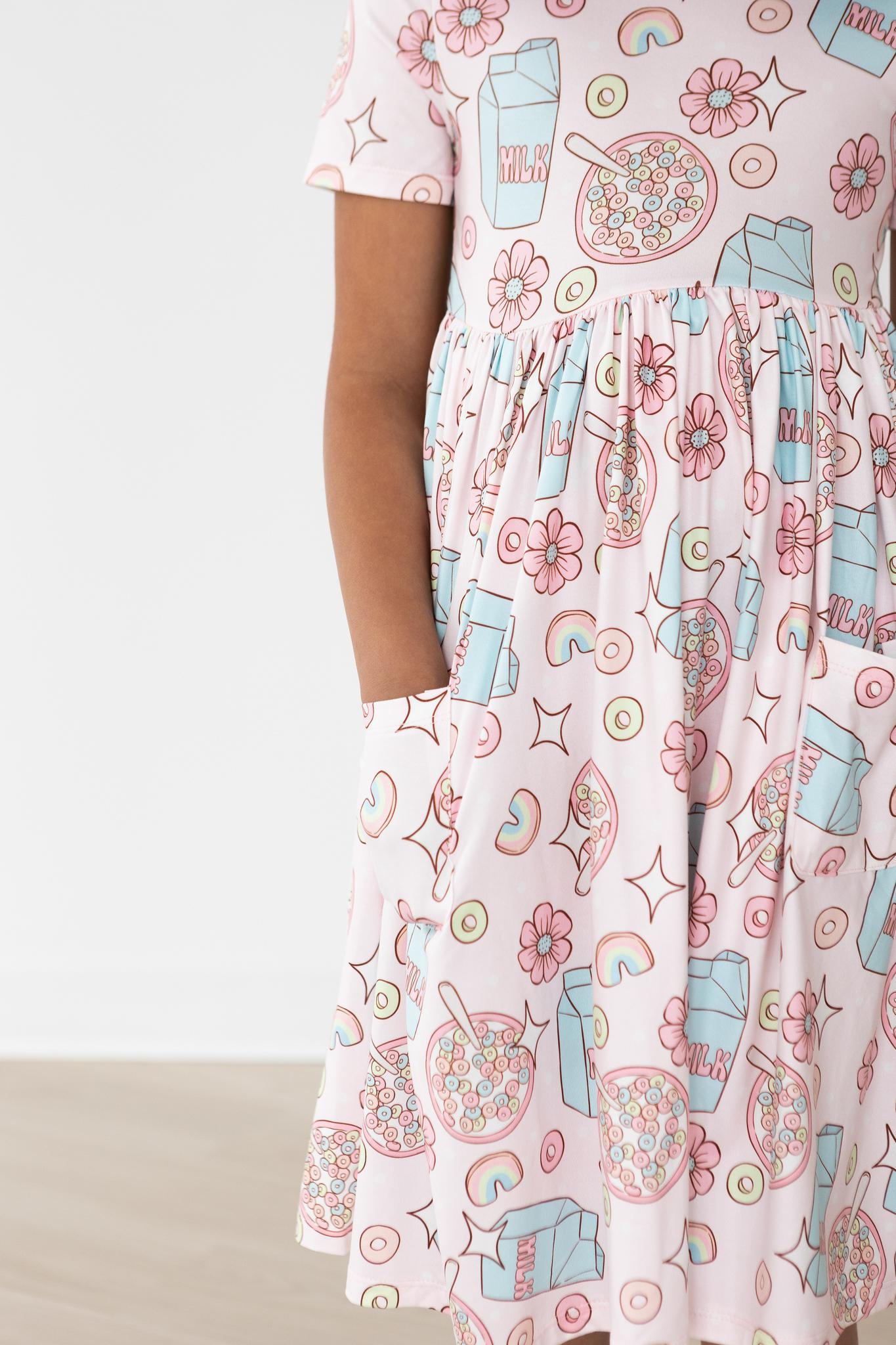 Milk & Cereal S/s Pocket Twirl Dress