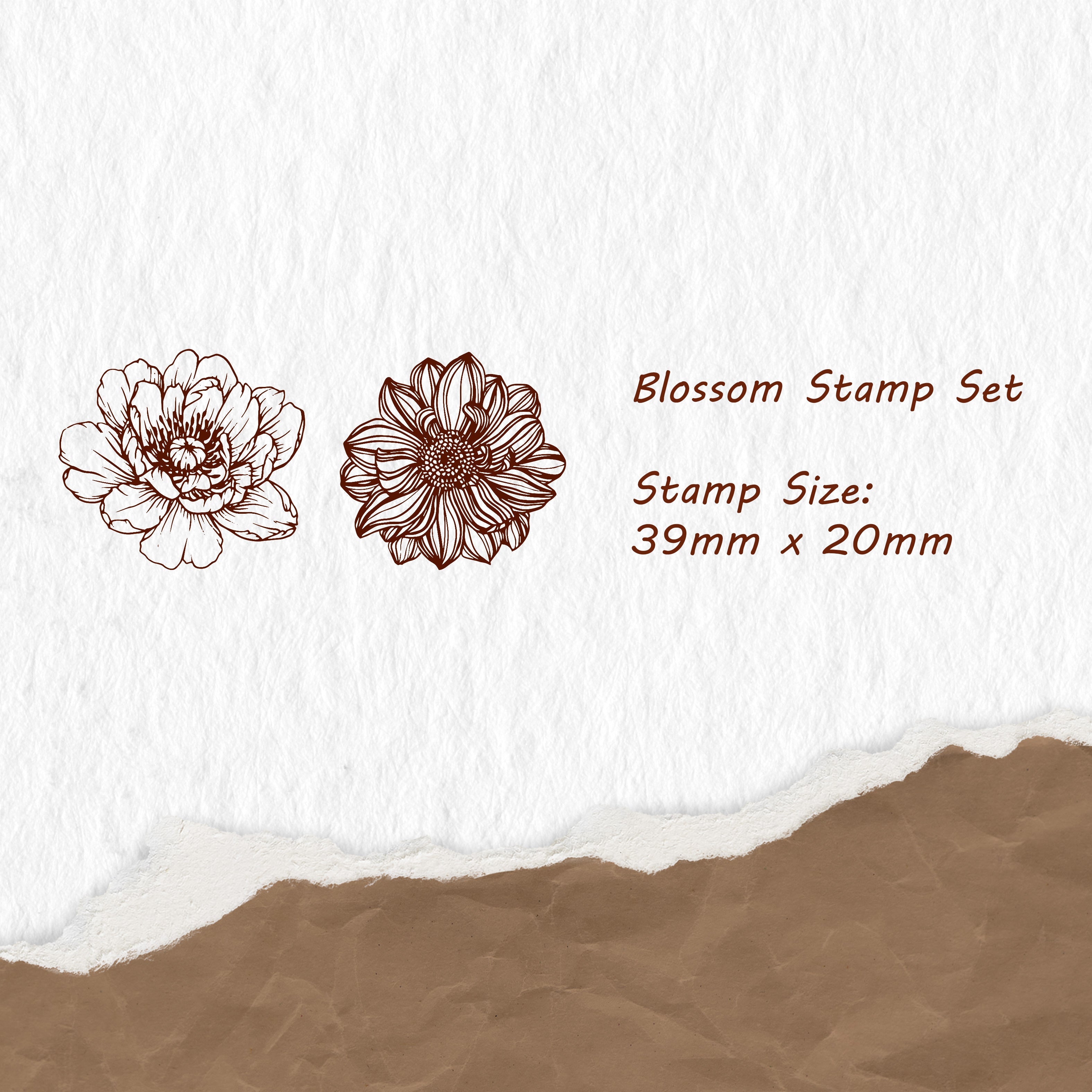 Blossom Stamp Set by The Washi Tape Shop