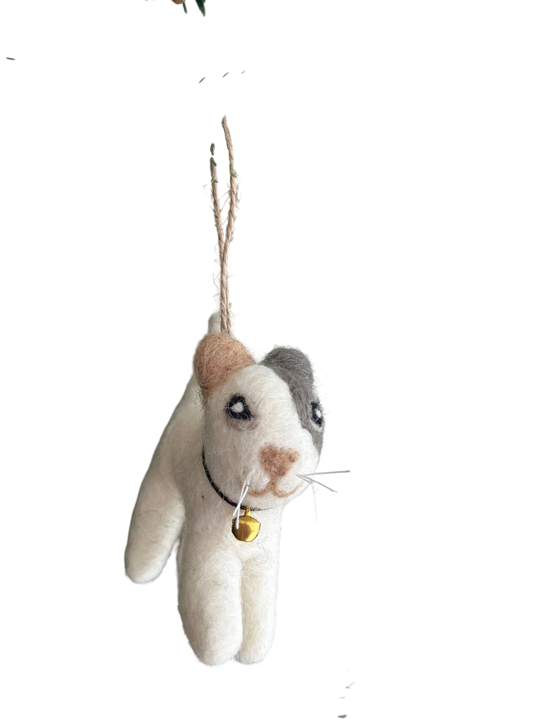 Felt Ornament - Playful Cat
