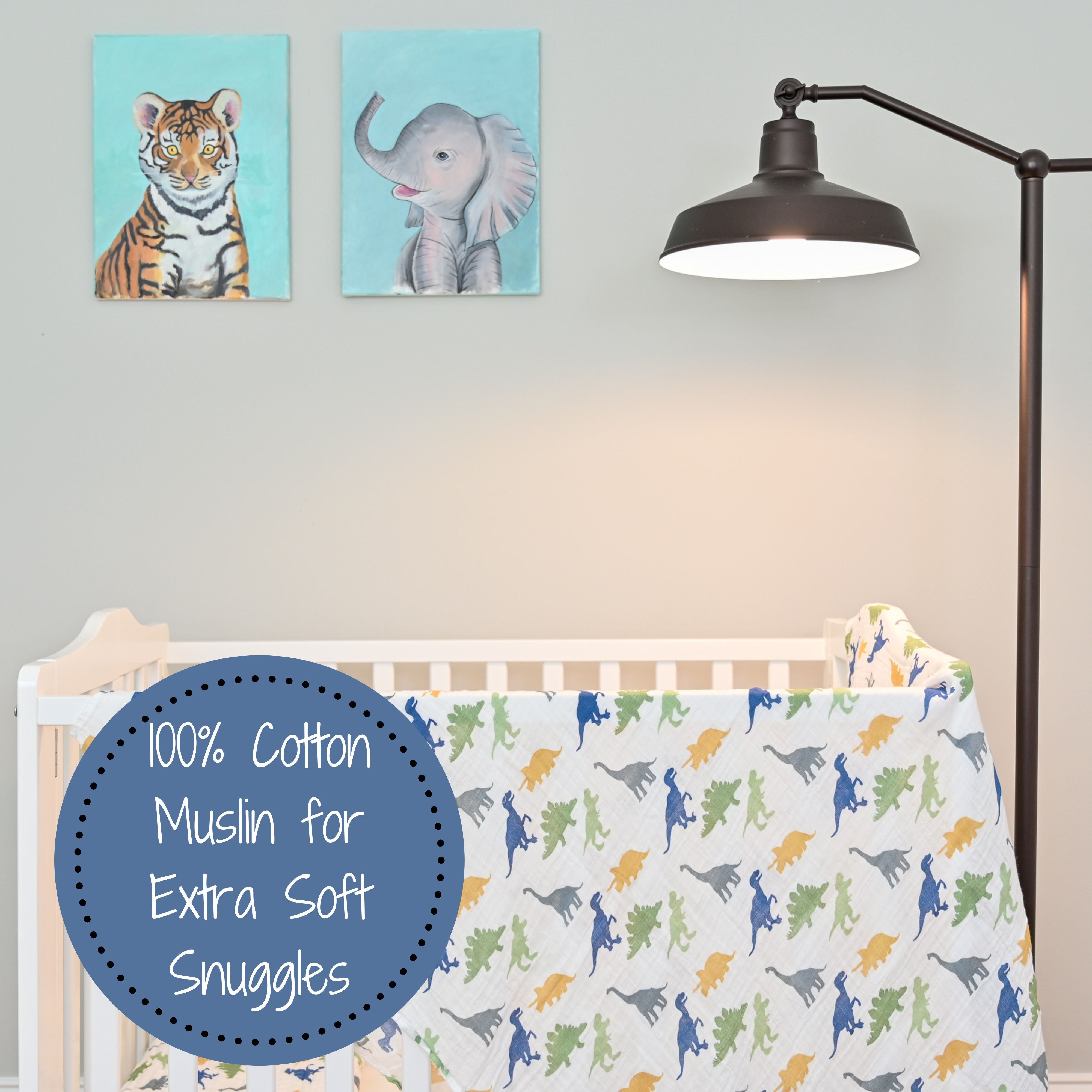 Rawr-some Swaddle Blanket