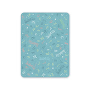 Name Toss Personalized Blanket – Light Blue, Sherpa