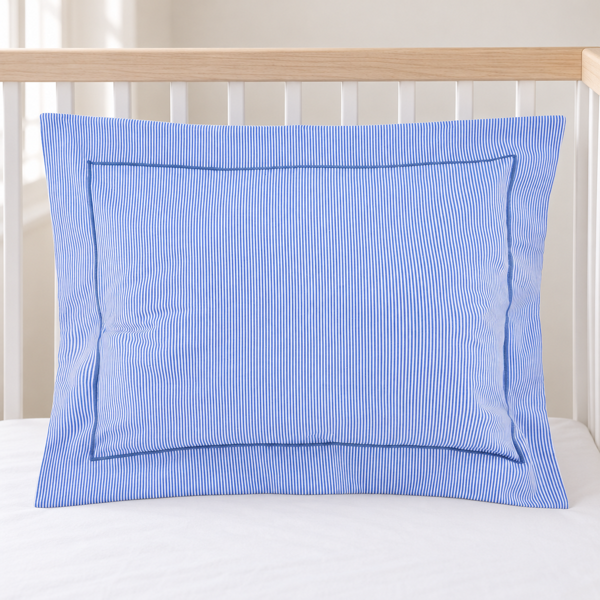 Striped Pillowcase - Dark Blue