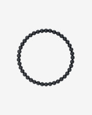 4mm Black Onyx Bead Bracelet