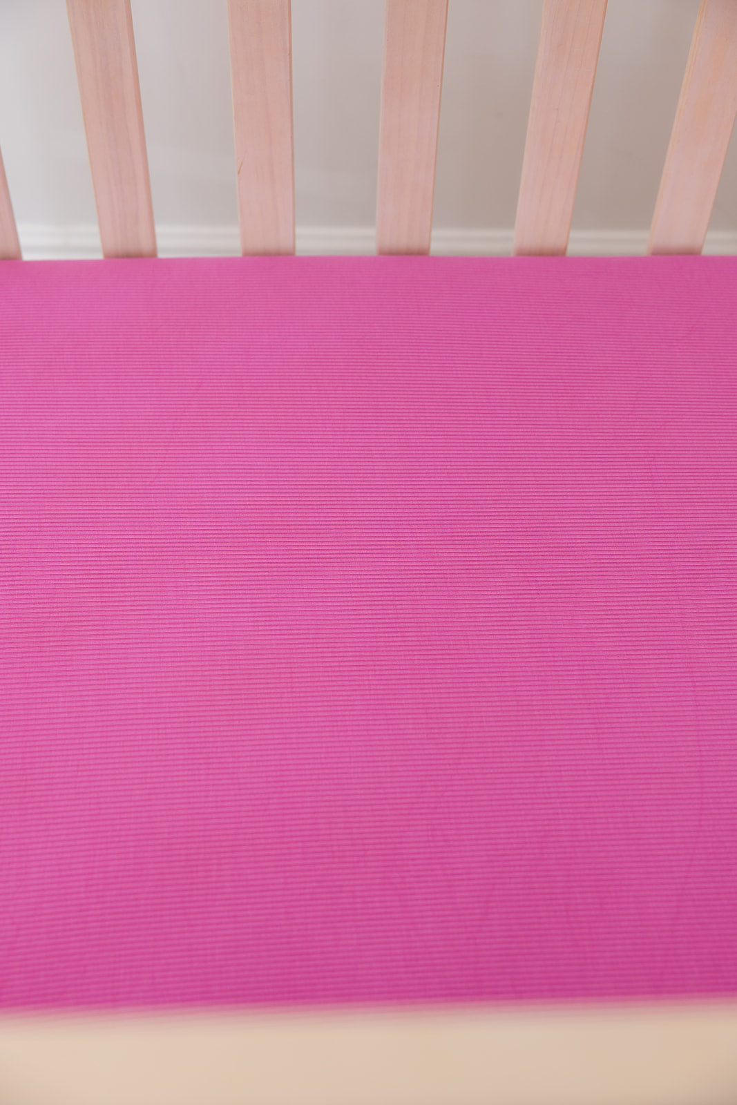 (solid, Ribbed) Rainbow Royal - Crib Sheet