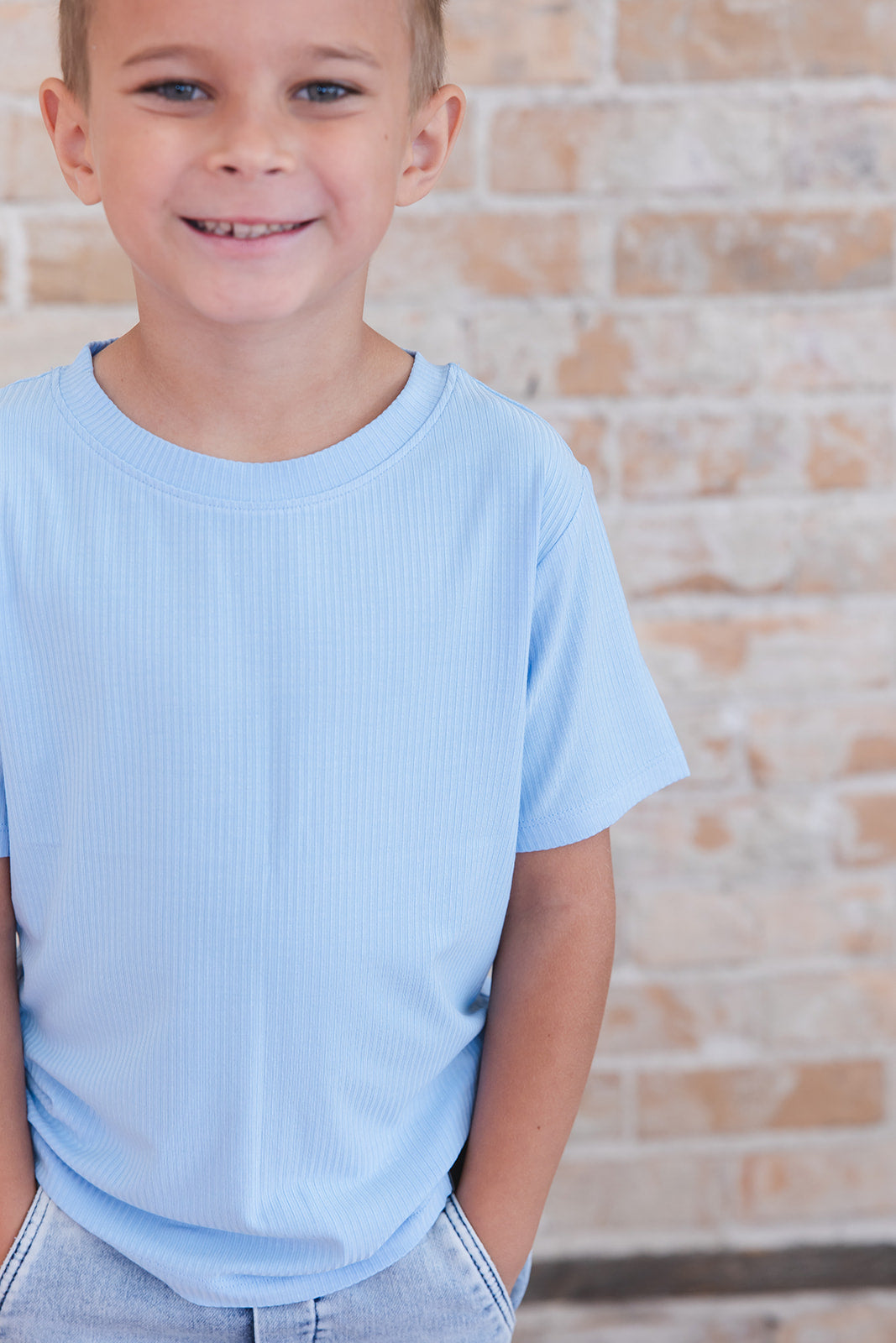 (solid, Ribbed) Neverland - Everyday Tee