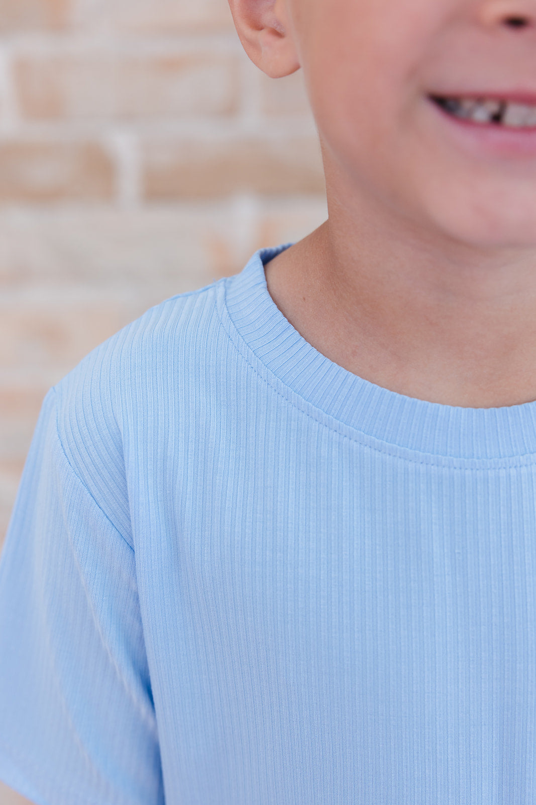 (solid, Ribbed) Neverland - Everyday Tee