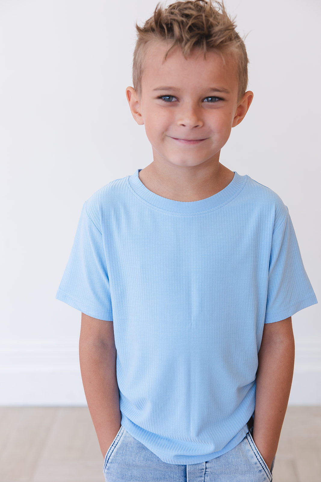 (solid, Ribbed) Neverland - Everyday Tee