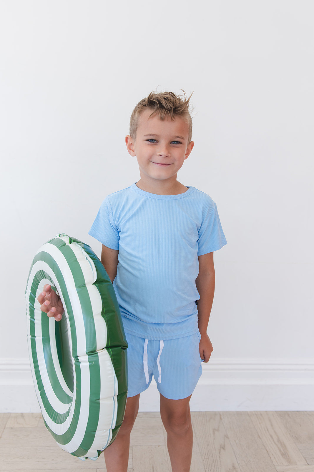 (solid, Ribbed) Neverland - Pocket Short Set