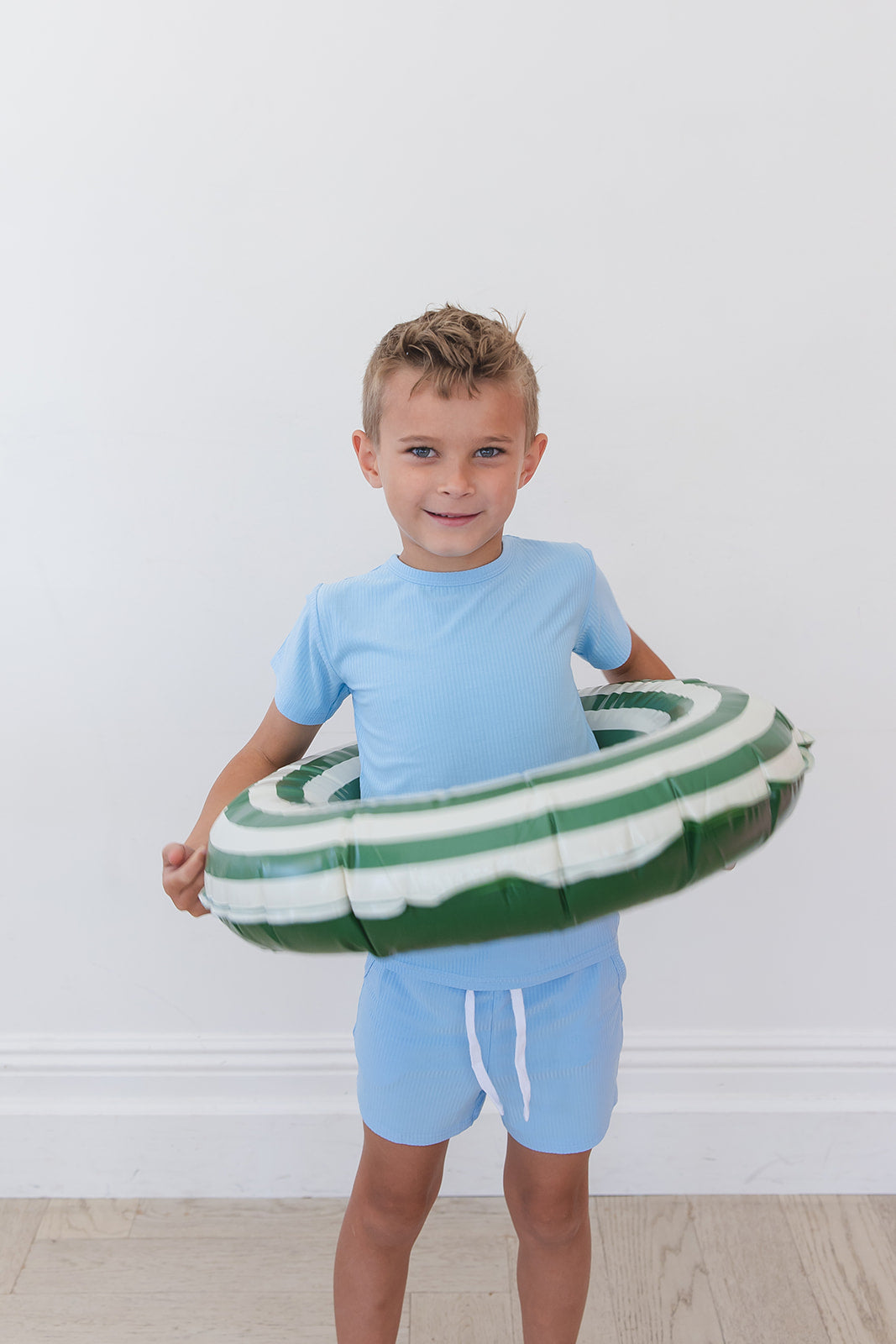 (solid, Ribbed) Neverland - Pocket Short Set