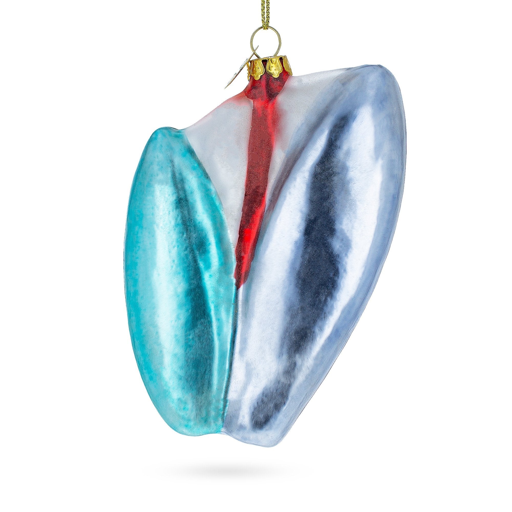 Colorful Surfing Boards - Blown Glass Christmas Ornament