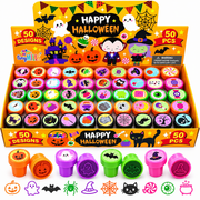 50 Pc New Spooky Halloween Assorted Designs Stampers
