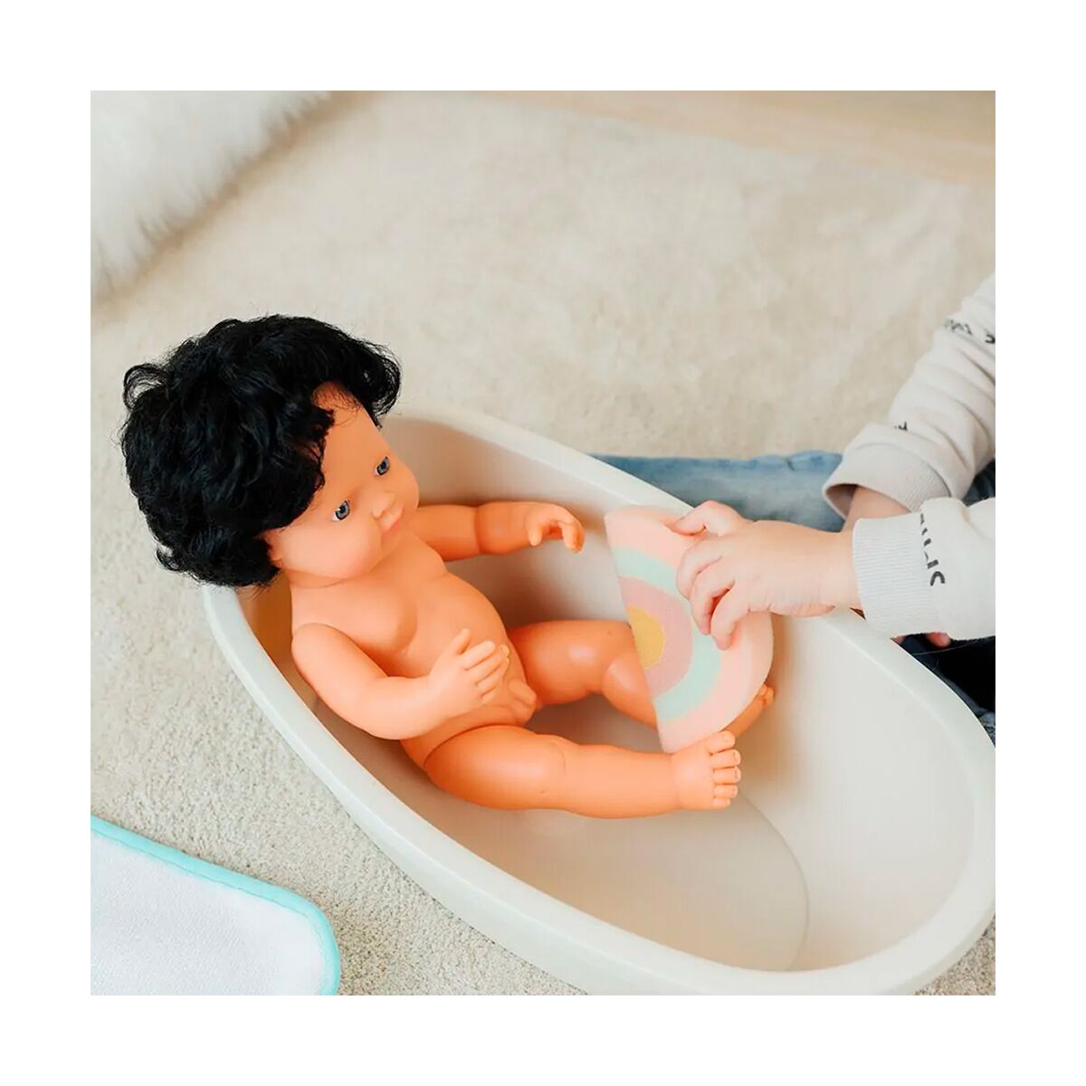 Bathtub And Rainbow Sponge Set