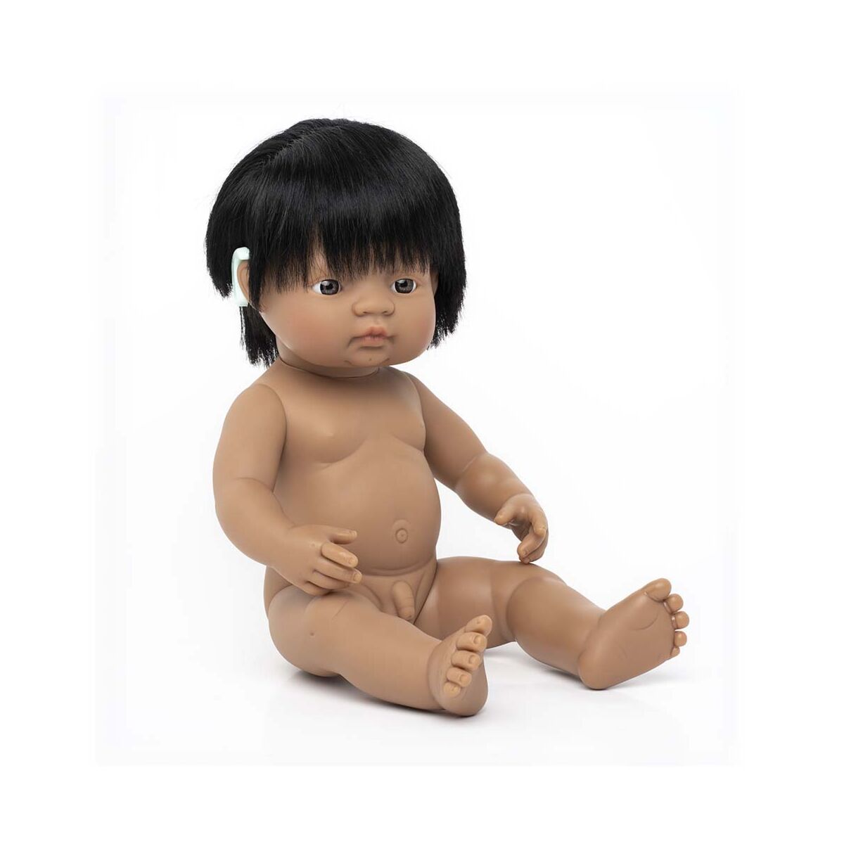 Baby Doll Hispanic Boy With Hearing Implant 38 Cm