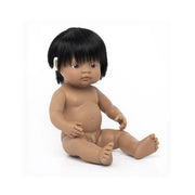 Baby Doll Hispanic Boy With Hearing Implant 38 Cm