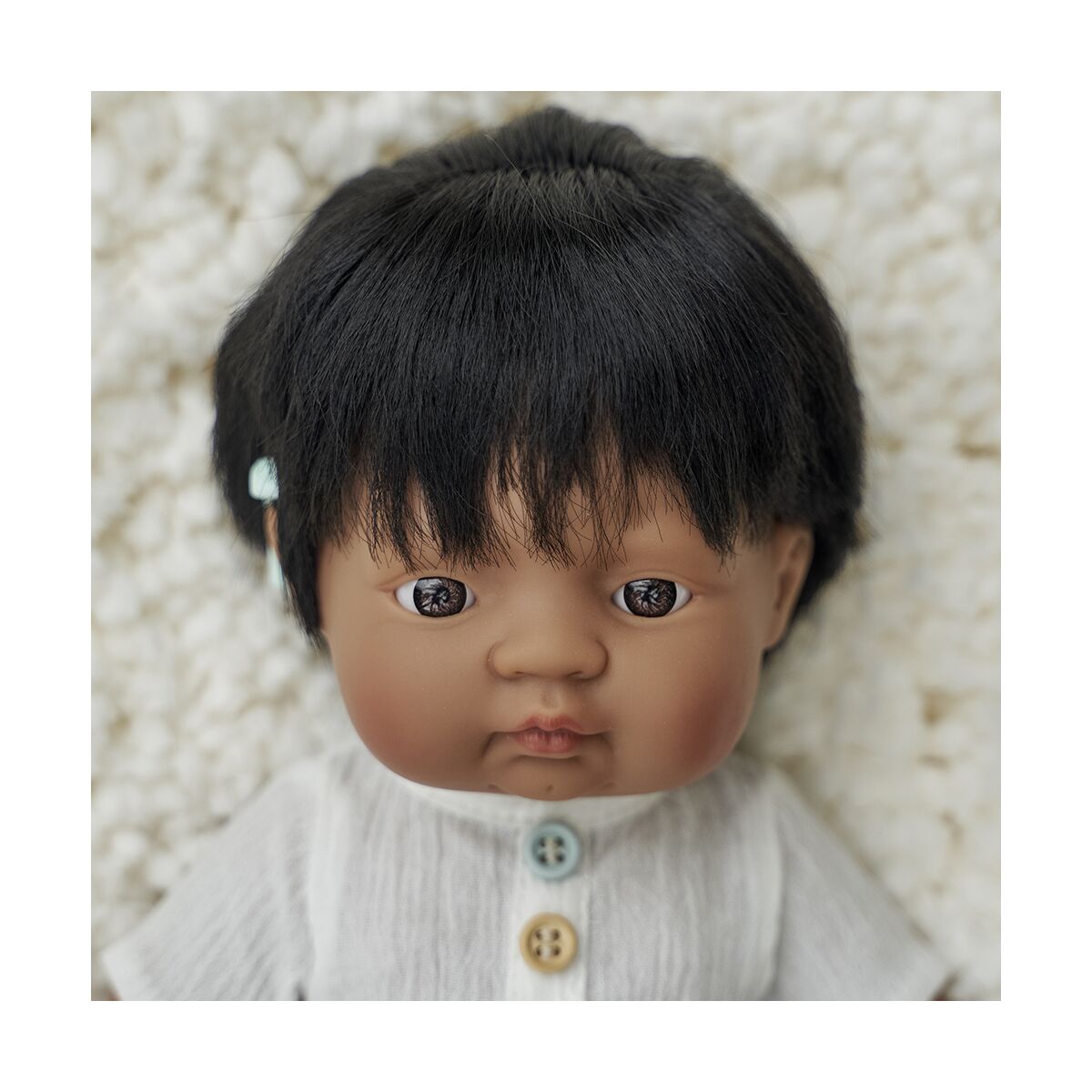 Baby Doll Hispanic Boy With Hearing Implant 38 Cm