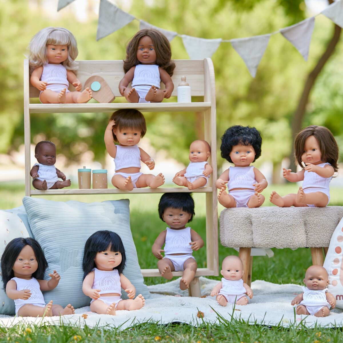 Baby Doll Asian Girl With Down Syndrome 38 Cm