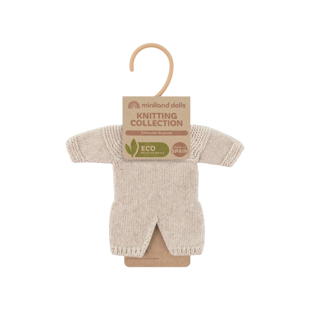 Knitted Pajama 21cm - Linen Color