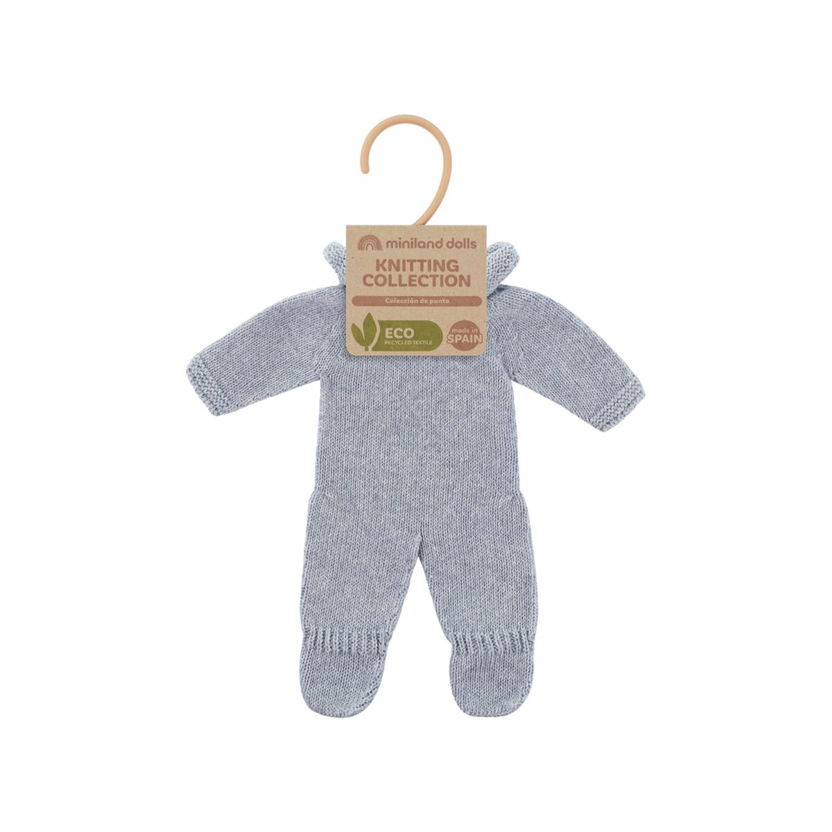 Knitted Pajama 32cm - Blue Gray Color