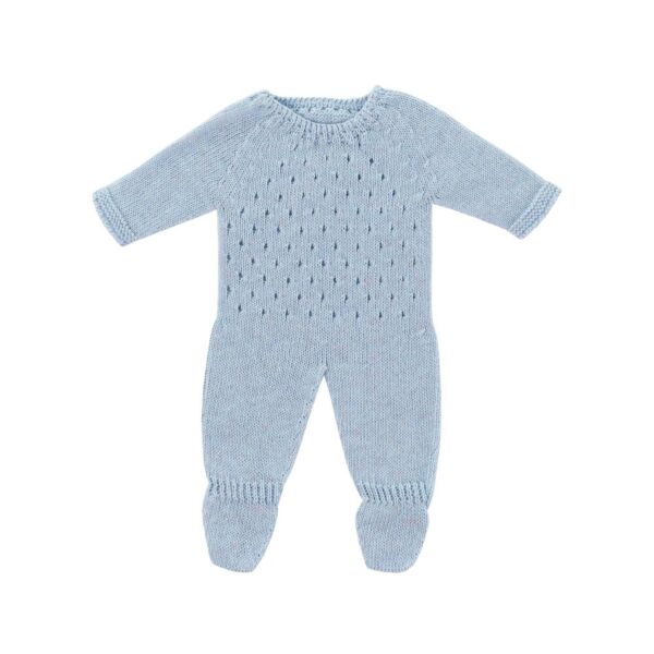 Knitted Pajama 38cm - Blue Color