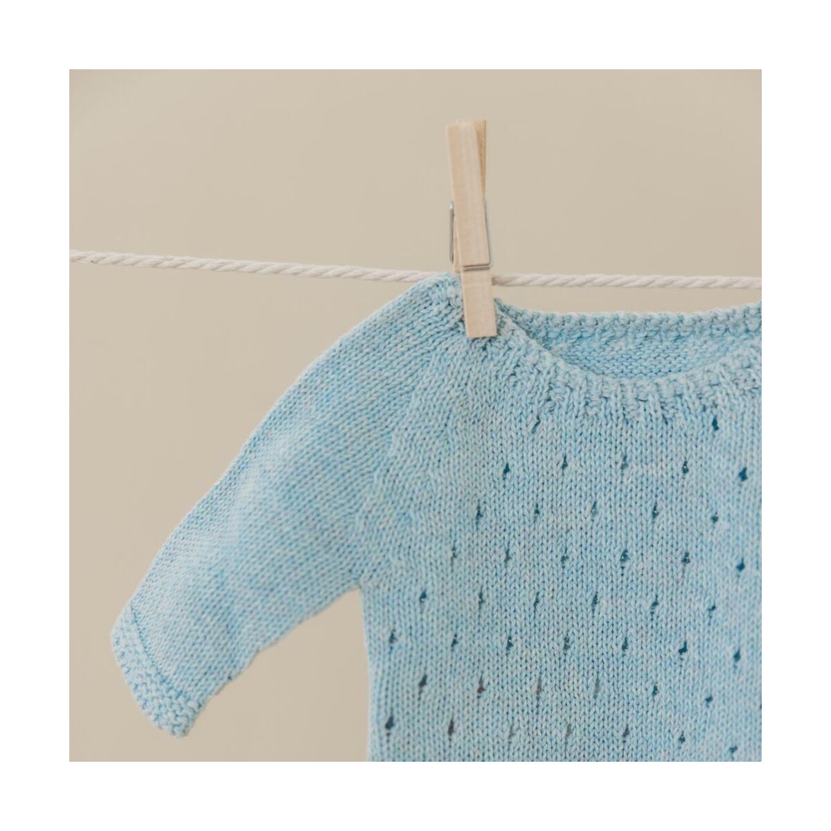Knitted Pajama 38cm - Blue Color