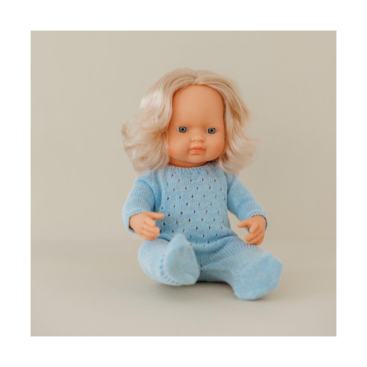 Knitted Pajama 38cm - Blue Color