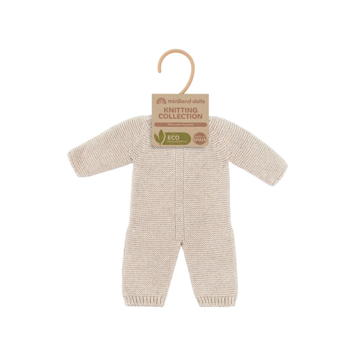 Knitted Pajama 38cm - Linen Color