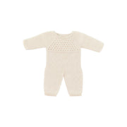 Knitted Pajama 40cm - White Color
