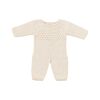 Knitted Pajama 40cm - White Color