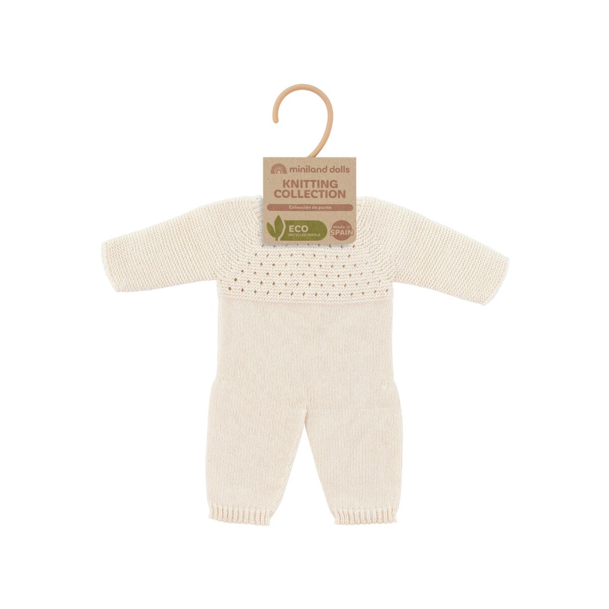 Knitted Pajama 40cm - White Color