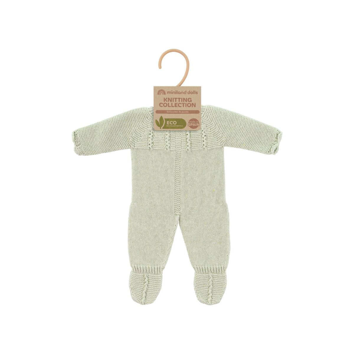 Knitted Pajama 40cm - Green Color