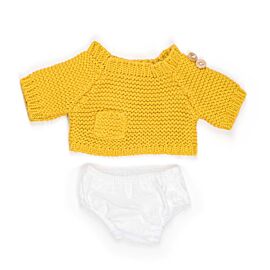 Knitted Doll Outfit 32cm – Sweater & Trousers
