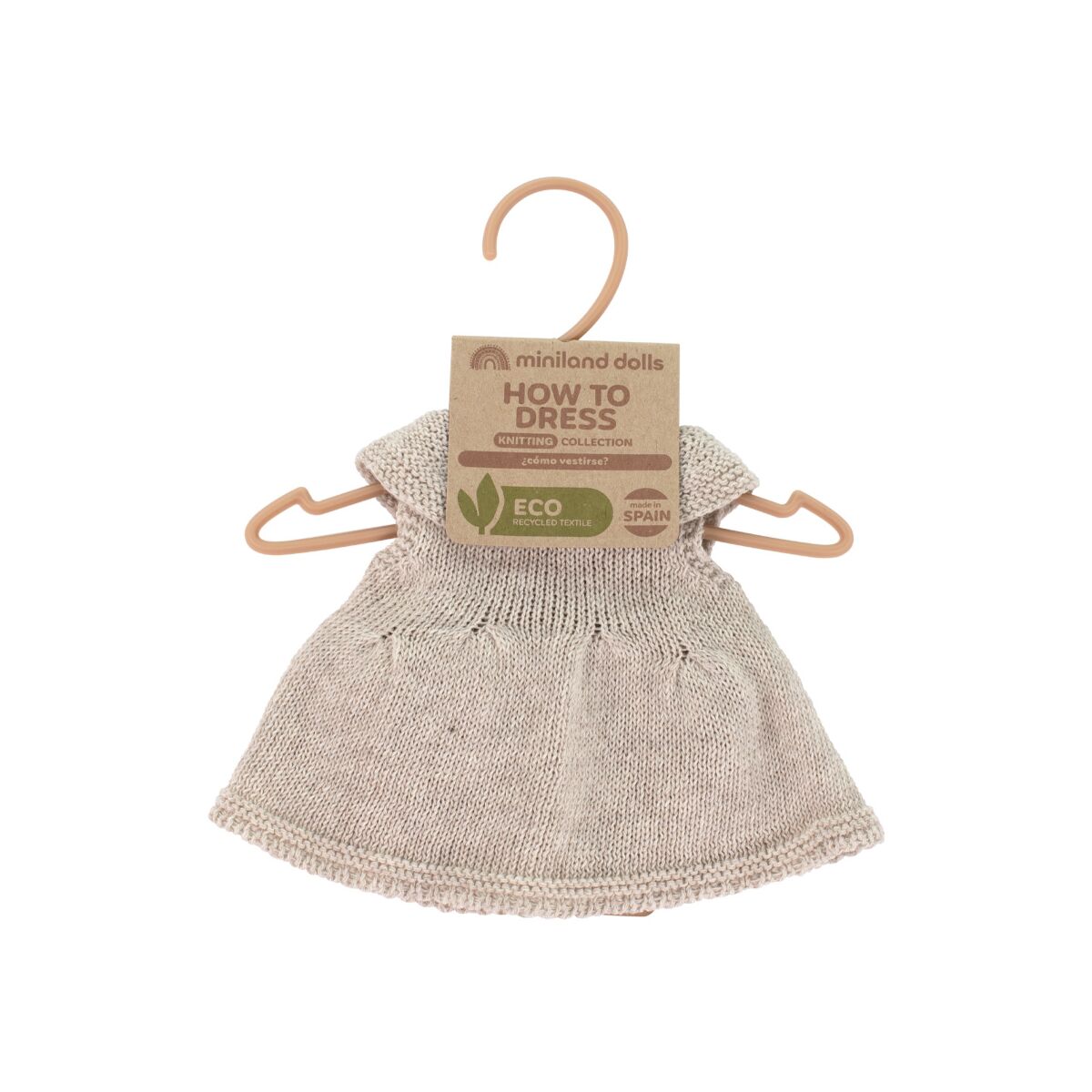 Knitted Doll Outfit 32cm- Dress&headband